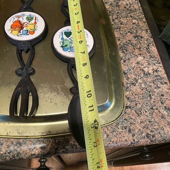 Apco Kitchen Decor - Cast Iron Fork and Spoon. With design vintage - Picture 10 of 13